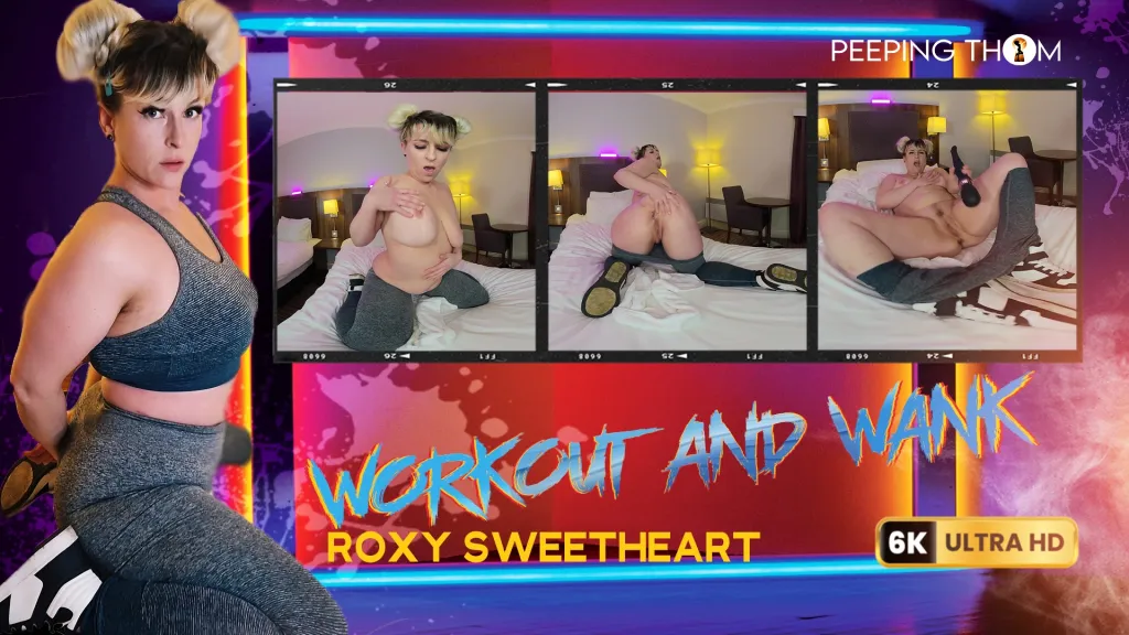 Roxy Sweetheart's Solo Masturbation Session - HD 180° VR Binaural Sound