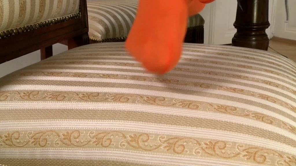 Leo's Stocking Fetish in HD: Solo Barefoot Foot Worship