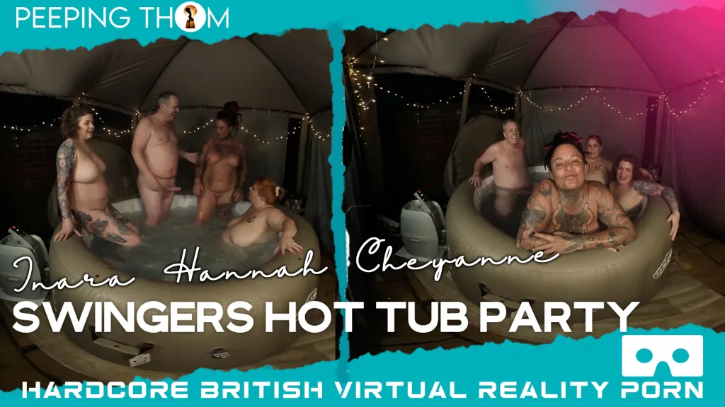 Inara Stark, Hannah Symonds, Cheyanne Rose - Brunette Brunettes with Big Tits and Asses: VR Masturbation, Doggy Style & Pussy Licking (HD)