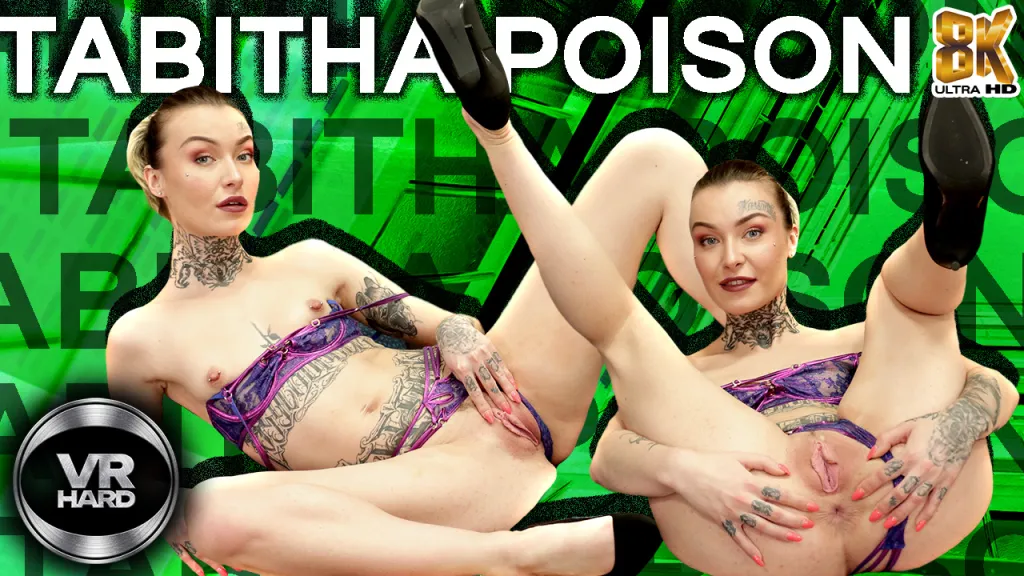 Tabitha Poison's Solo Fingering Session in HD - Blonde, High Heels, Petite