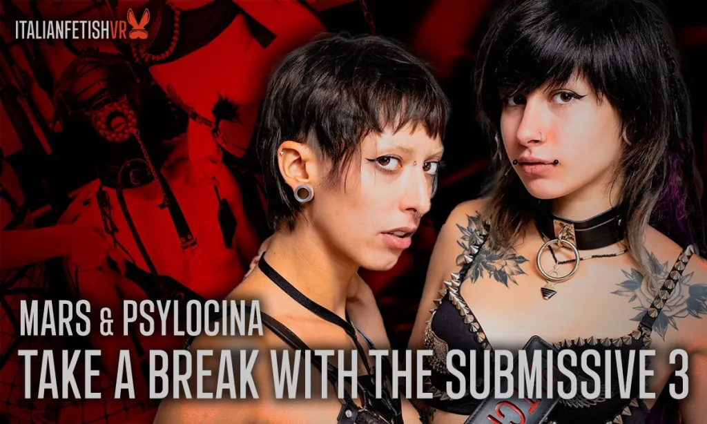 Mars and Psylocina: Brunette BDSM Threesome - POV VR Experience