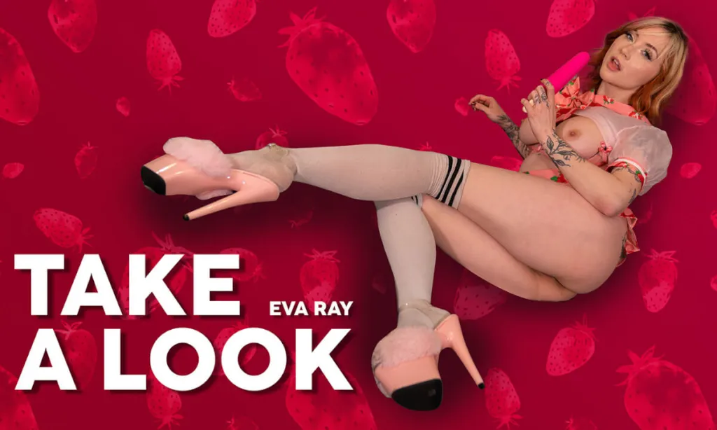 Eva Ray's Stockings, Heels & Tattoo 180° VR Video (60 FPS, 4K)