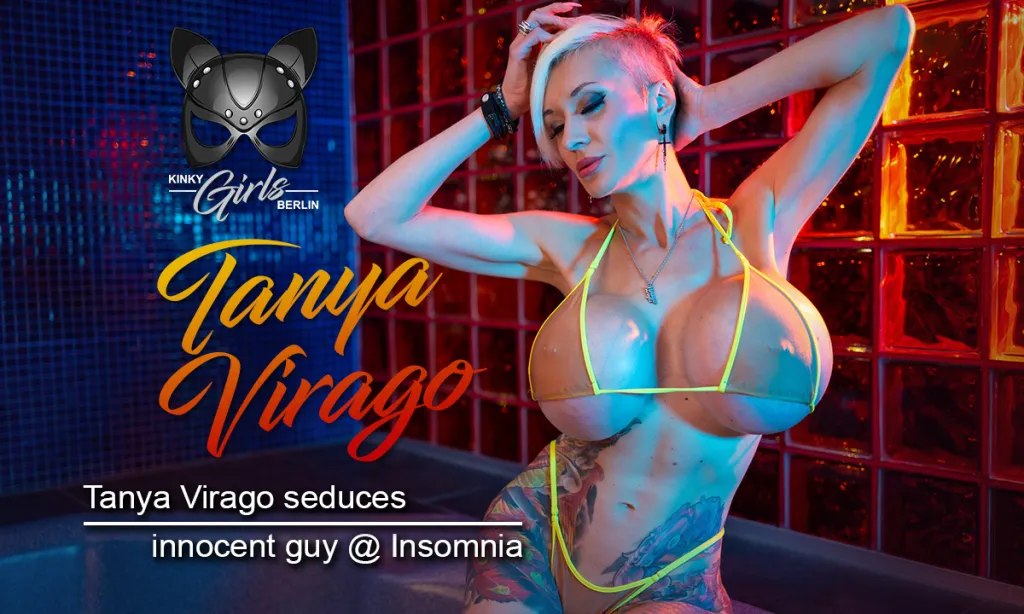 Tanya Virago's Blonde Blowjob: HD 180° VR Video
