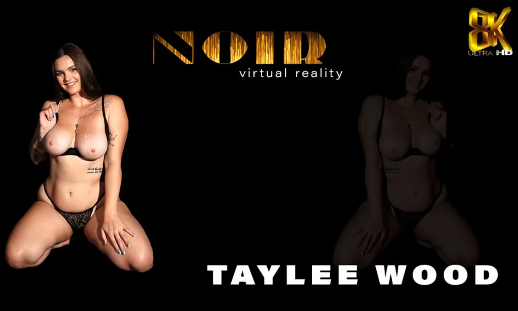 Taylee Wood - Brunette Tattooed Solo Fingering Session in 180° VR (60 FPS, UHD)