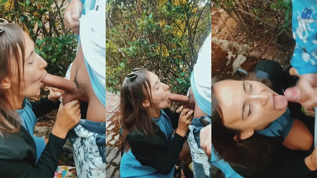 Amateur MILFs and Teens: Outdoor Blowjobs & Cum Swallowing (Performer 1, Performer 2, Performer 3)