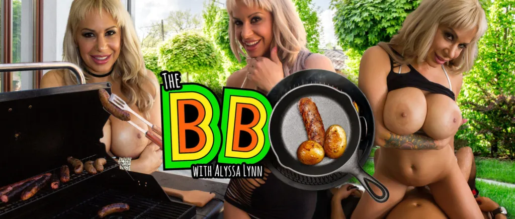 Alyssa Lynn's 4th of July Swinger Party - VR MILF Blowbid and Titty Fuck