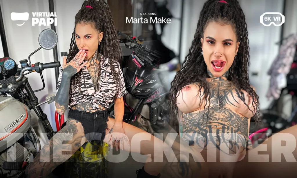 Marta Make's Brunette Brunette VR 180° Cowgirl & Reverse Cowgirl Experience (4K, 60 FPS)