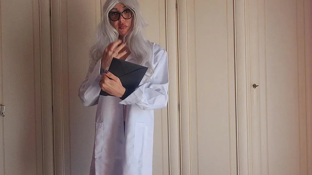 Doctor's Anal Orgasm: Beautiful Performer Experiments with Speculum and Dildo