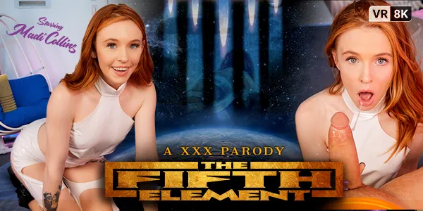 Madi Collins - Red Head Petite in The Fifth Element Parody (VR 8K Blowjob & Sex Scene)