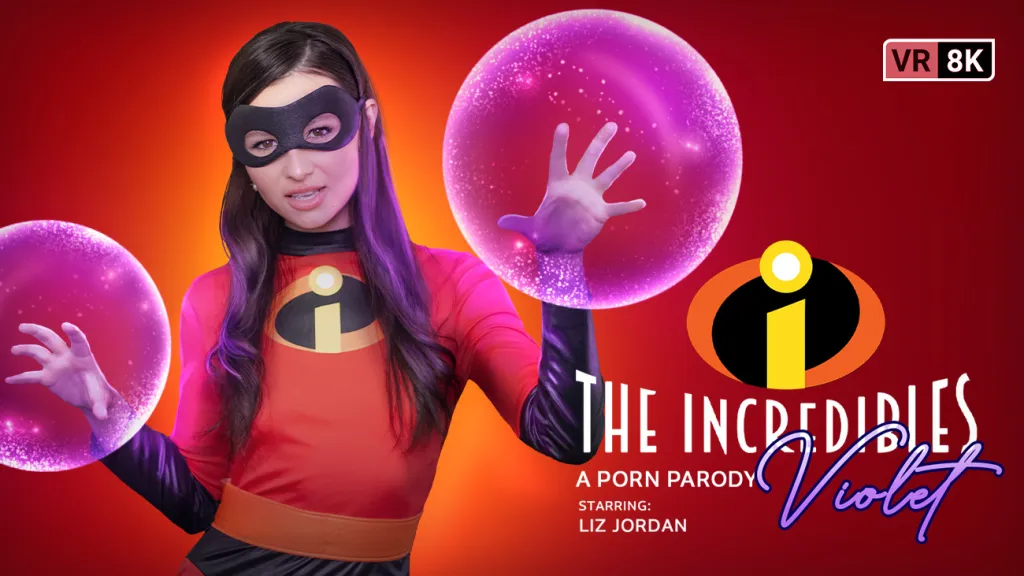 The Incredibles: Violet (A Porn Parody) - Liz Jordan as Violet