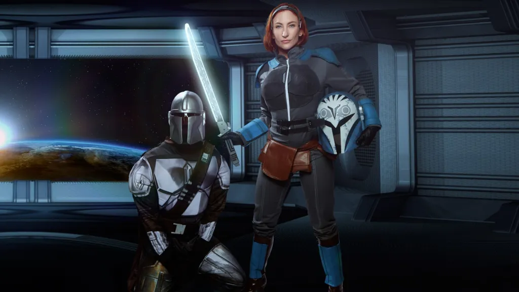 Sophia Locke as Bo-Katan in Mandalorian VR CosplayX Parody - HD 180° VR Porn