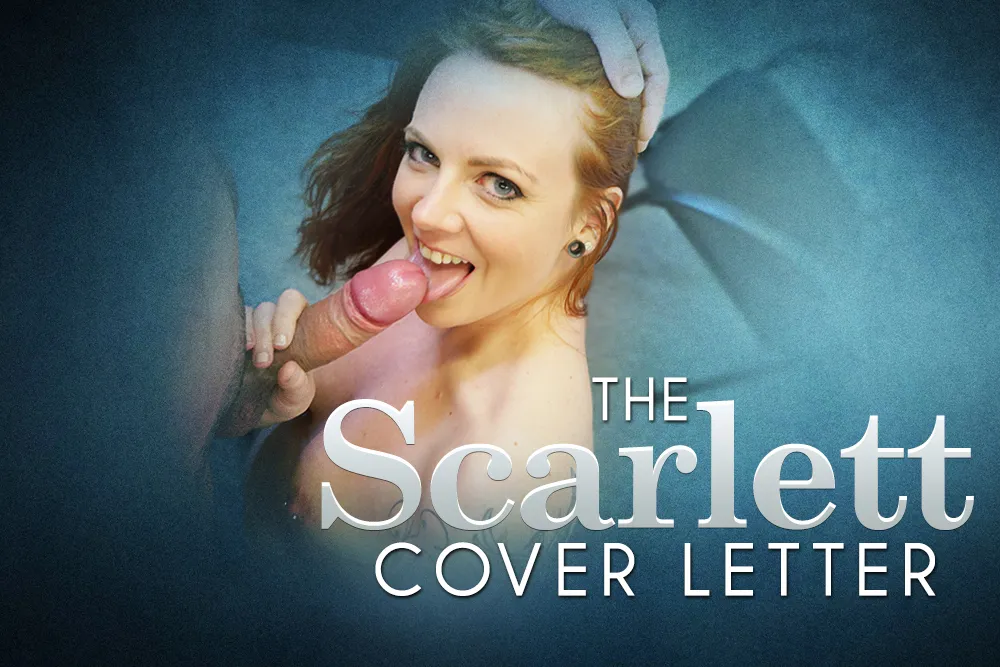 Scarlett Moore's Redheaded Office Seduction: HD Blowjob, Fingering & Stockings