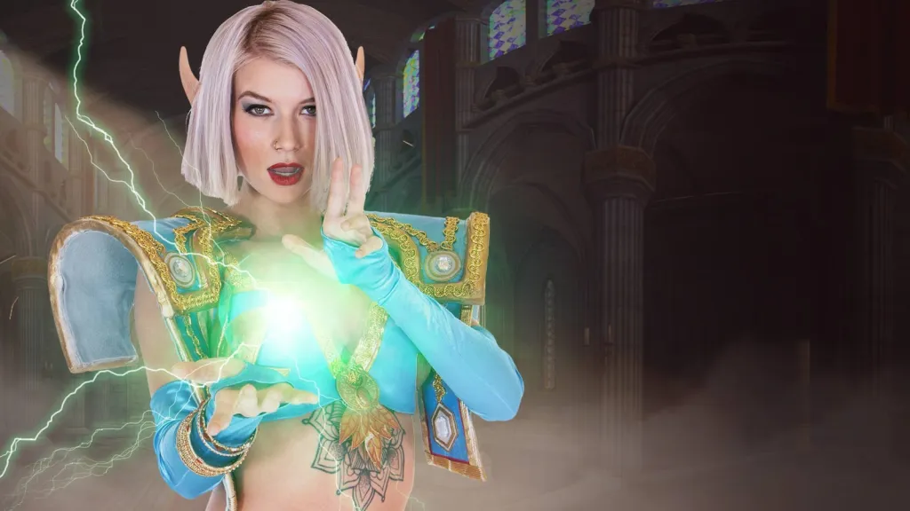 Arya Fae's Sensual Blowjob & Tease Show - HD & VR