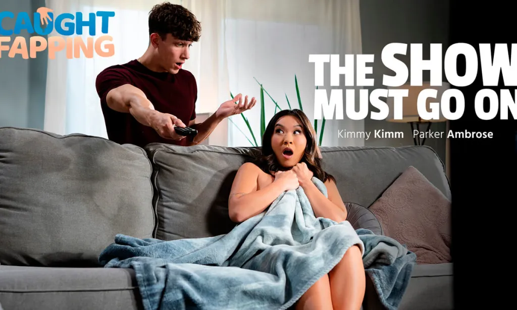 Kimmy Kimm and Parker Ambrose in Steamy Interracial Masturbation Session