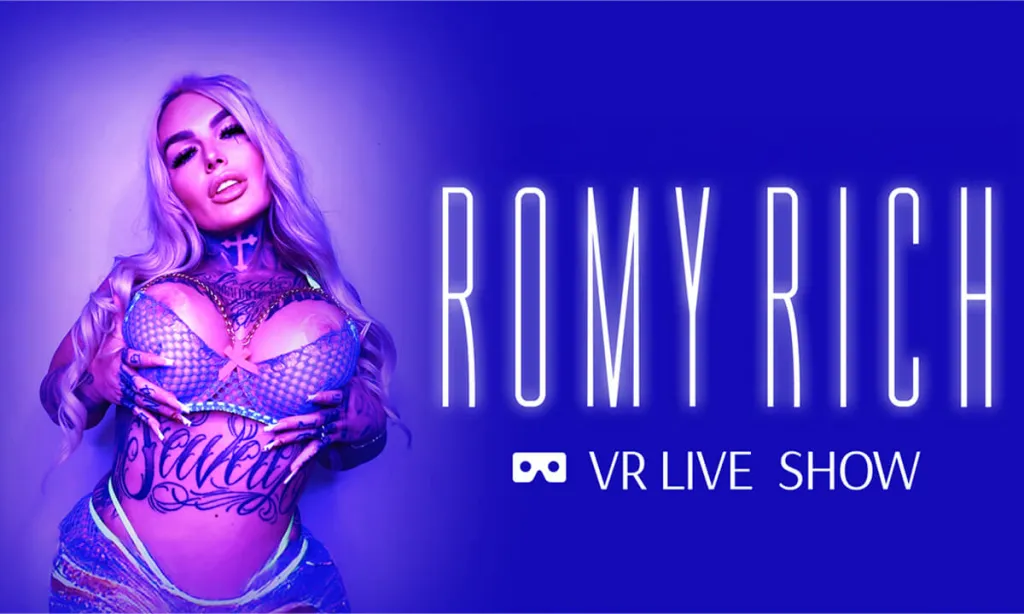 Blonde MILF Romy Rich's Wild Fashion Show: Big Ass & Tattooed Outfits (VR, 4K)