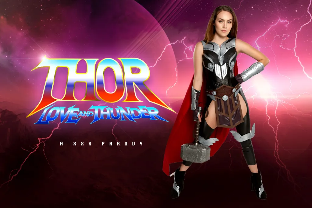Freya Parker's Cosplay Sex Adventure: Thor's Brunette Blowjob