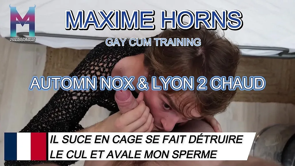 HD: Intense anal threesome - Cum swap and rimming in Lyon