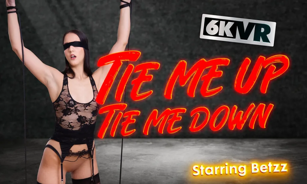 Betzz's 180° 60 FPS Blowjob in Black Lingerie and Stockings
