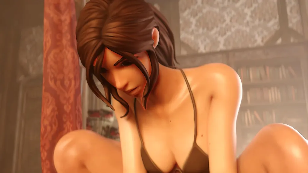 Lara Croft's Cowgirl Ride: Animated VR Porn Experience by Domino the Cat, Mia Lovett