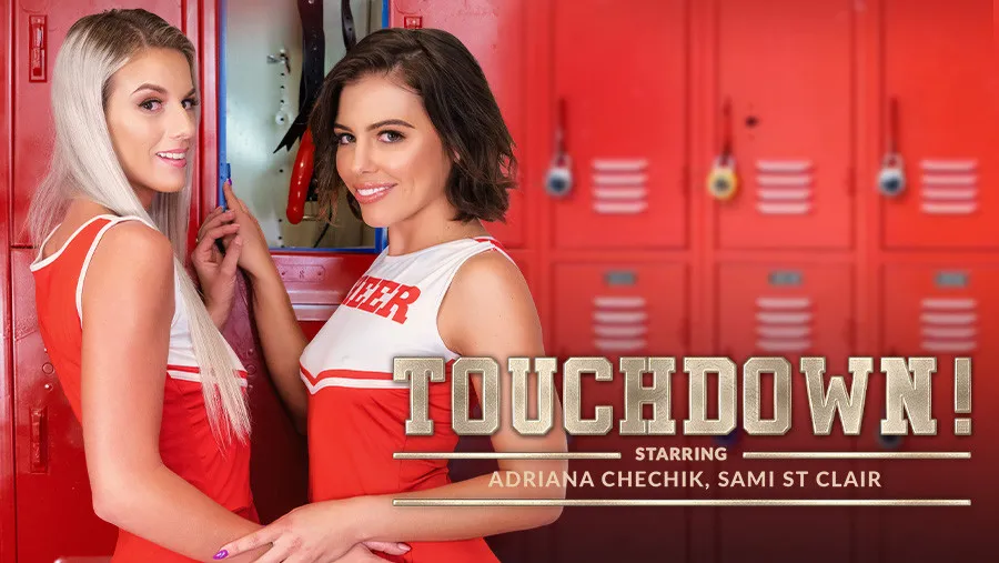 Adriana Chechik and Sami St. Clair's Football-Themed Threesome VR Experience