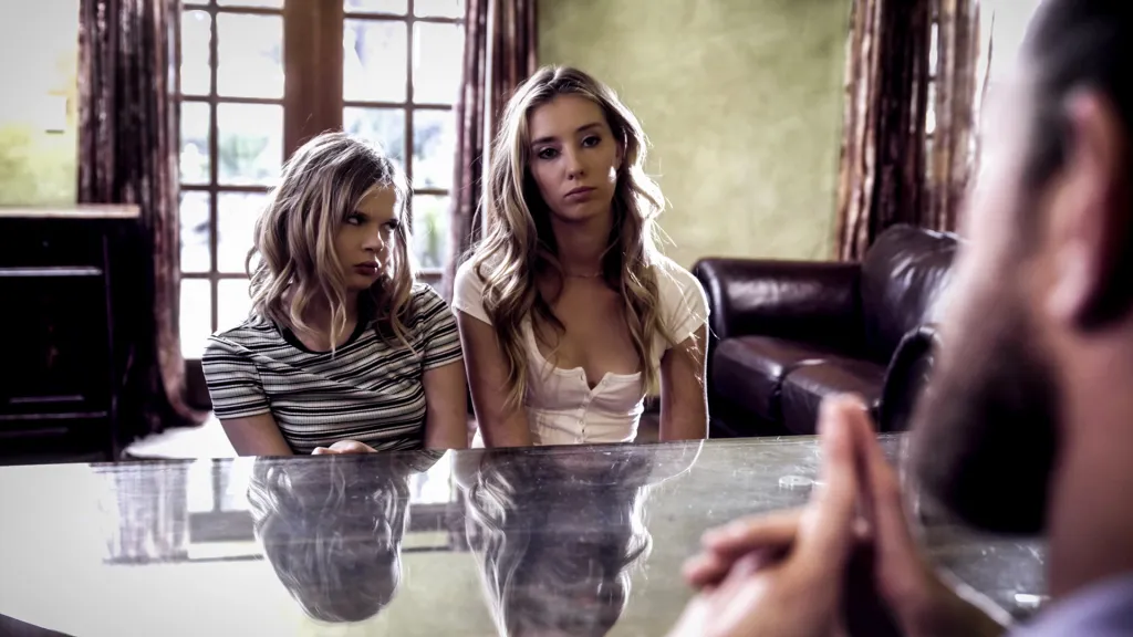 Haley Reed, Coco Lovelock, Brad Newman in Threesome Intervention Session - HD