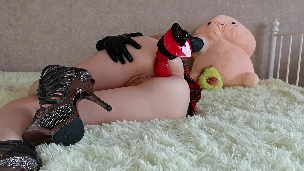 Horny Anal Sexwife and Me Little Fetish: Tight Anal Destroyed with Massive Dildo (UC: Anal, HD)