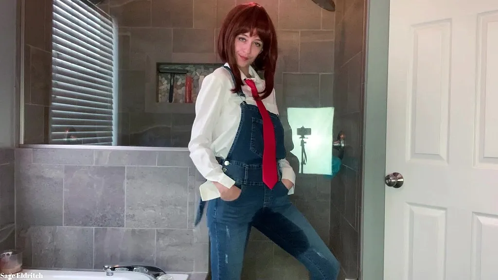 SageEldritch in My Hero Academic's Ochako's Accidental Pee Incident - HD Cosplay Video
