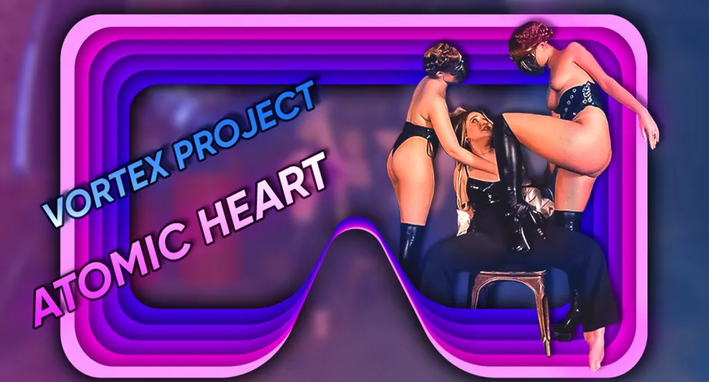 Vortex Project: Russian Brunette & Blonde BDSM Duo - HD Binaural VR Tattoo SpankingScene