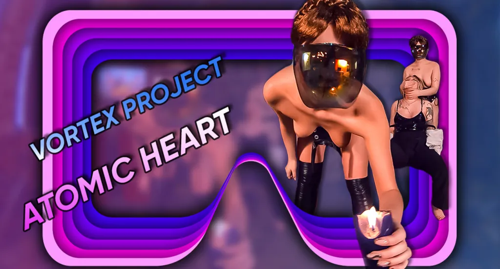 Vortex Project: Brunette Threesome in HD VR Masturbation Scene