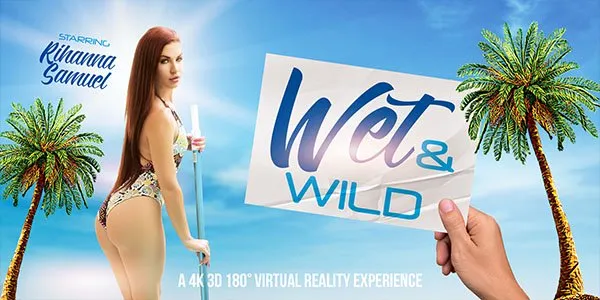 Rihanna Samuel's Solo Masturbation Session with Dildo - VR 180° HD