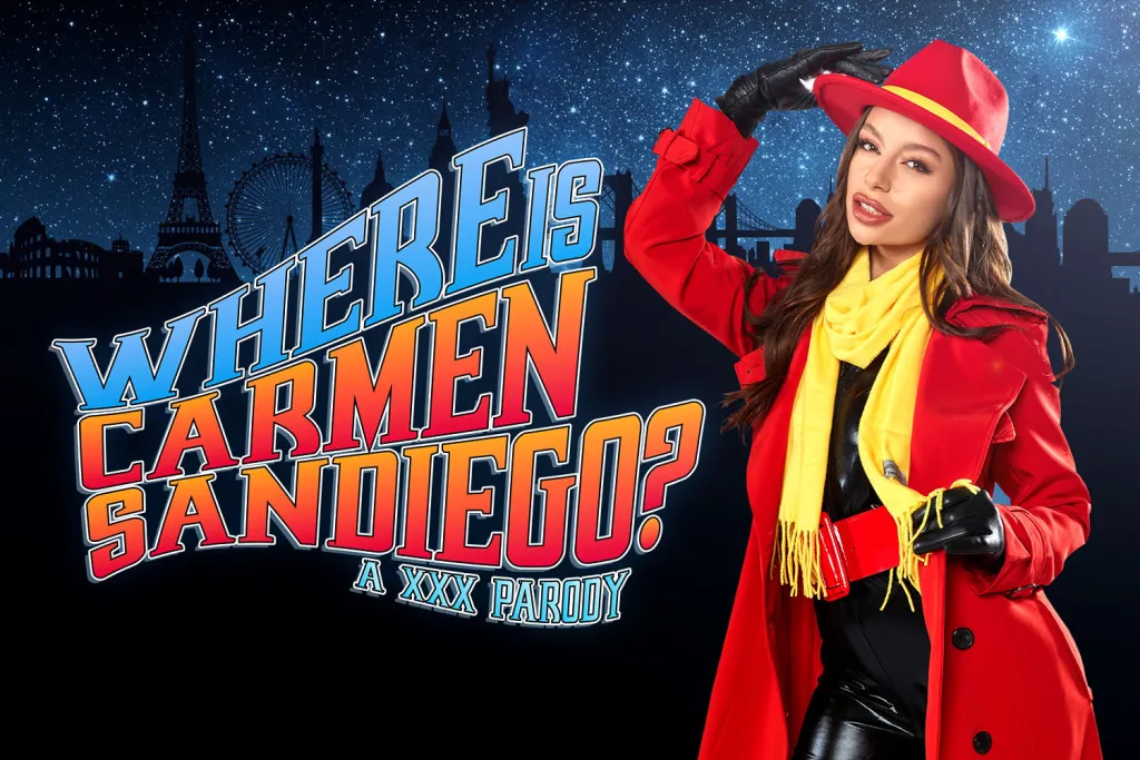 April Olsen's Cosplay Brunette Blowjob