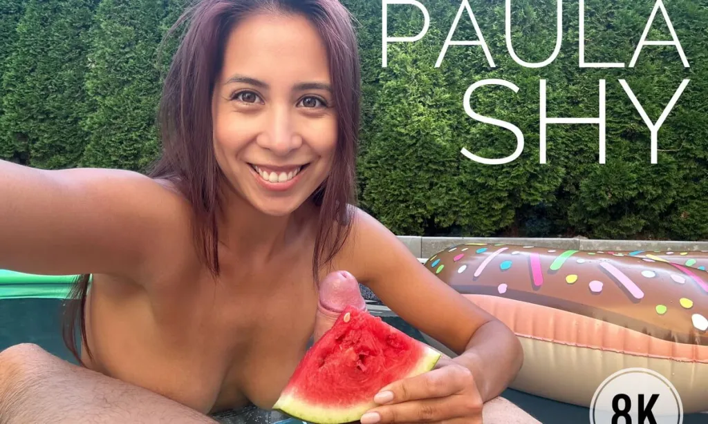 Paula Shy's Outdoor 180° 60 FPS 4K VR Blowjob