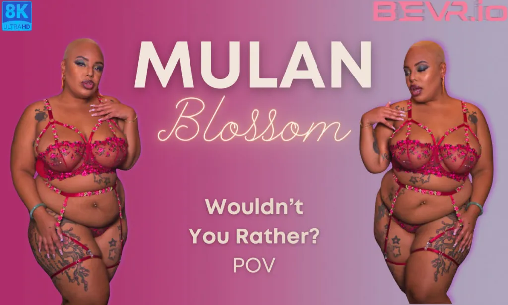 Mulan Blossom in Black 180° VR 4K Video - 60 FPS