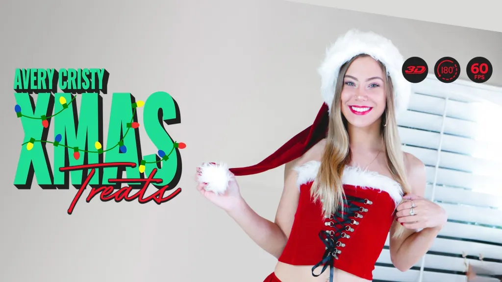 Avery Cristy's Christmas Surprise: Blowjob, Cowgirl, Stockings
