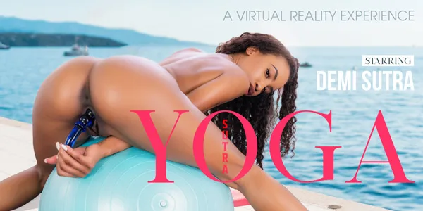 Demi Sutra's Yoga Sutra VR Solo Masturbation with Dildos - 6K UHD Squirt Show