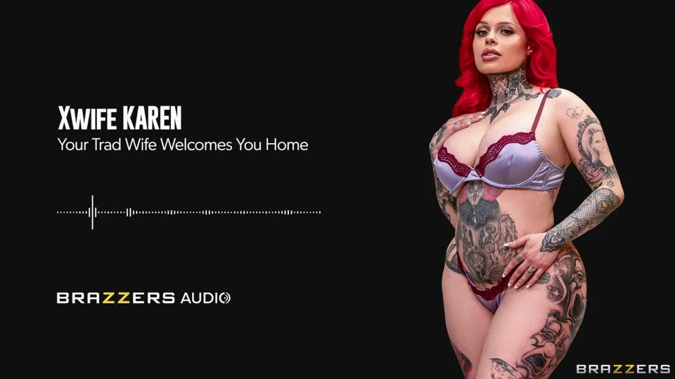 Xwife Karen's Big Ass Piercing & Tattooed Latina Blowjob